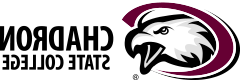 CSC鹰标志与黑色注册商标符号和方块风格的夏德龙州立学院.